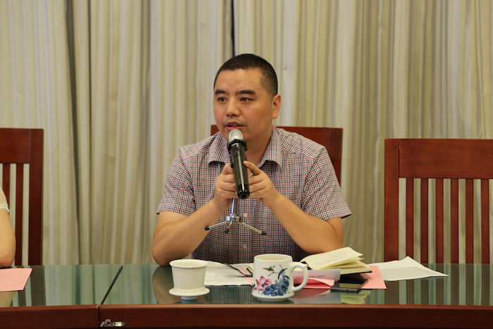 分管领导张新民副校长作专题发言.JPG